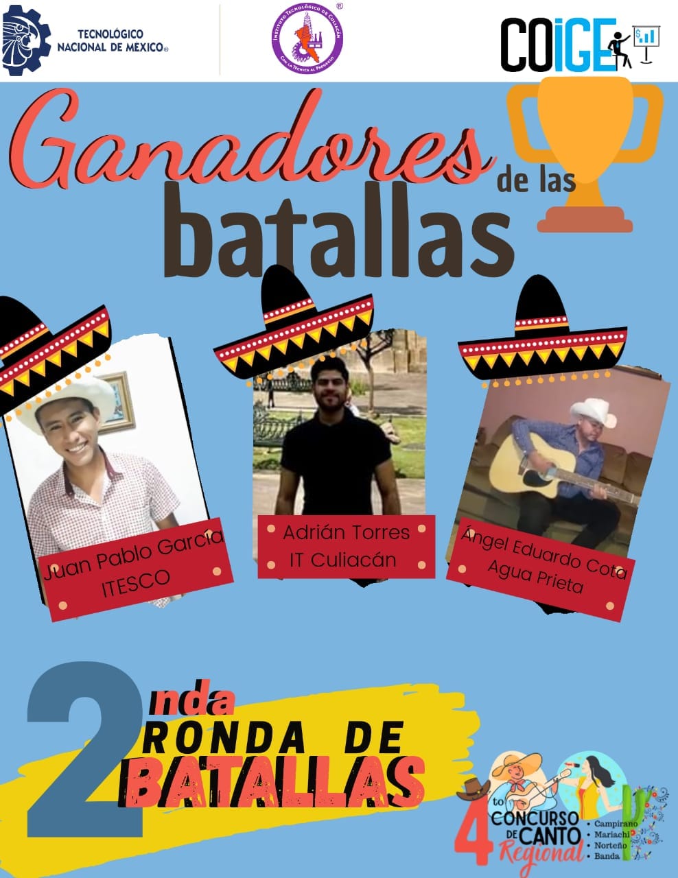 CONCURSO DE CANTO-2DA RONDA