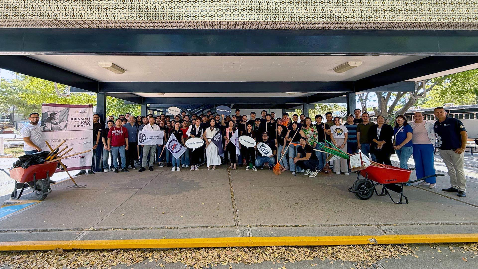 Se une el TecNM Culiacán a la Jornada Nacional de Tequios por la Paz y Contra las Adicciones