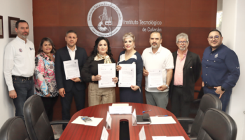 firma de convenio con CANACO 8