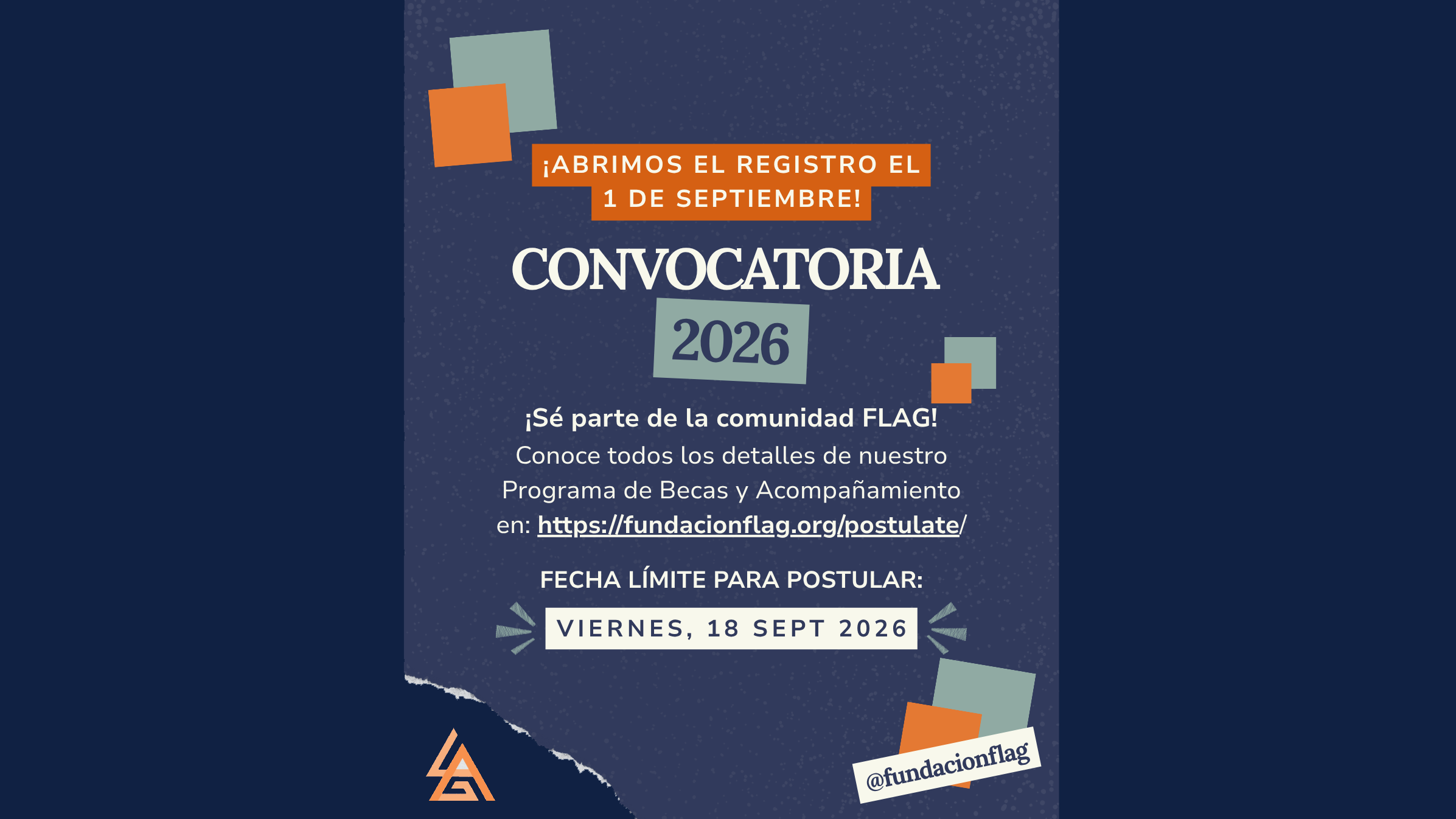 ¡Oportunidad de beca para estudiantes de alto rendimiento académico!